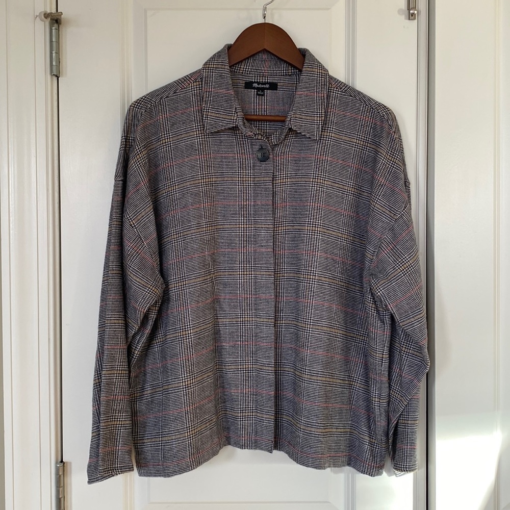 Madewell plaid flannel button-down. 100% cotton. Excellent used condition.